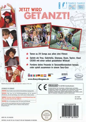 Disney Sing It - High School Musical 3 Senior Year box cover back